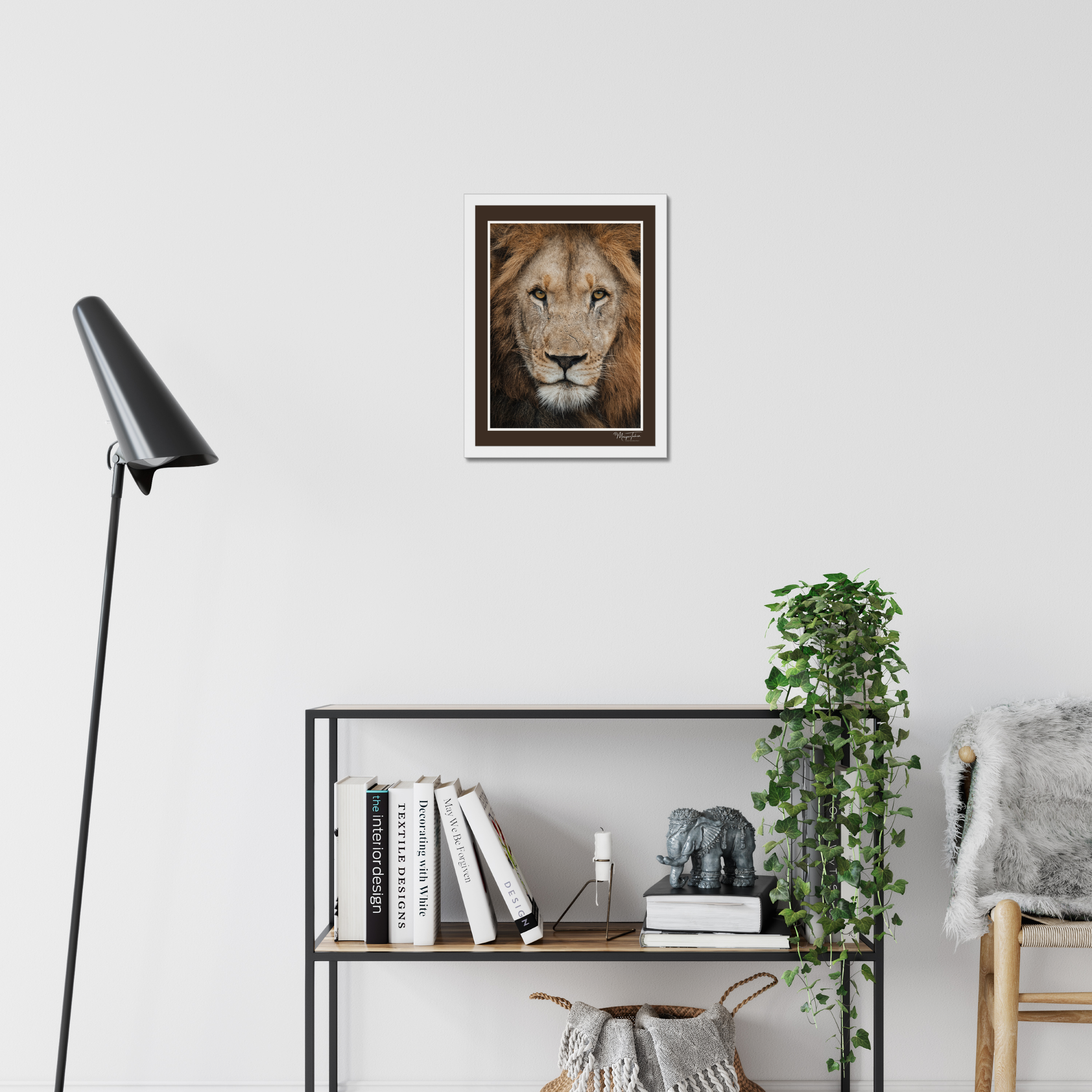 The King’s Gaze (Brown Border)